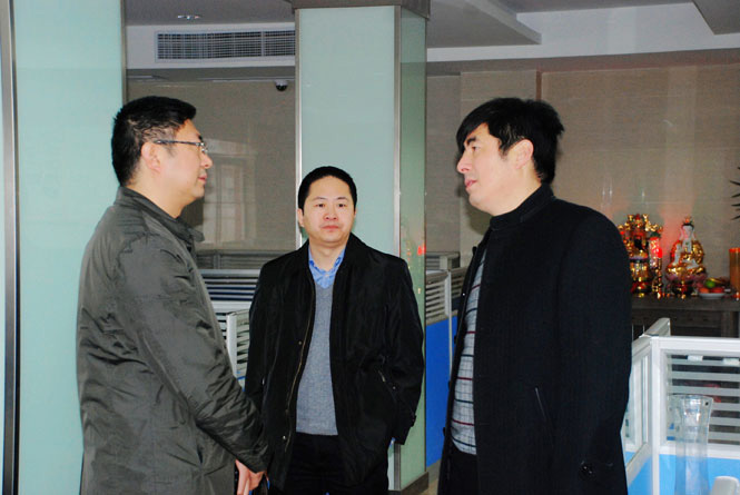 鹽城市經(jīng)信委、軟件園領導蒞臨鹽城思科檢查指導工作會議報道